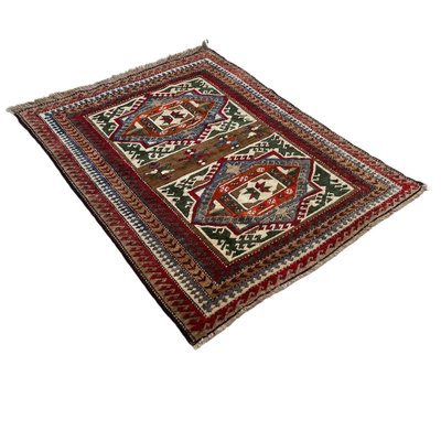 Vintage Turkish Hand-Knotted Kars Kazak Rug-AIV-1326646