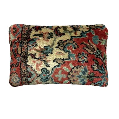 Vintage Turkish Handmade Rug Cushion Cover-AIV-1319100