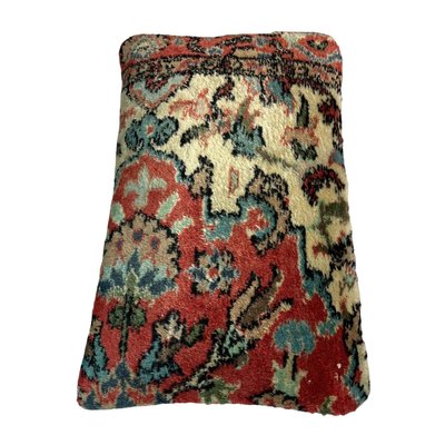 Vintage Turkish Handmade Rug Cushion Cover-AIV-1319100