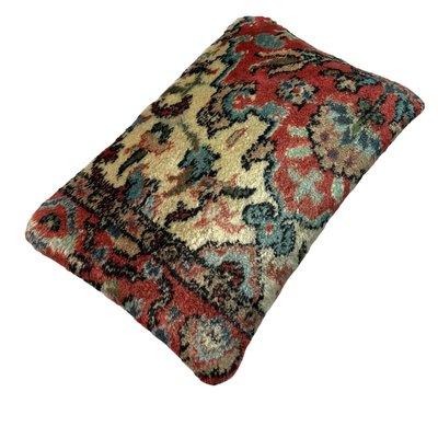 Vintage Turkish Handmade Rug Cushion Cover-AIV-1319100