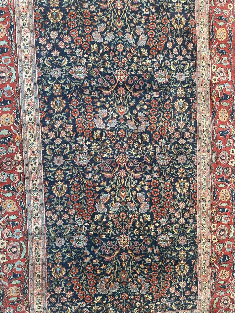 Vintage Turkish Hereke Rug, 1980s