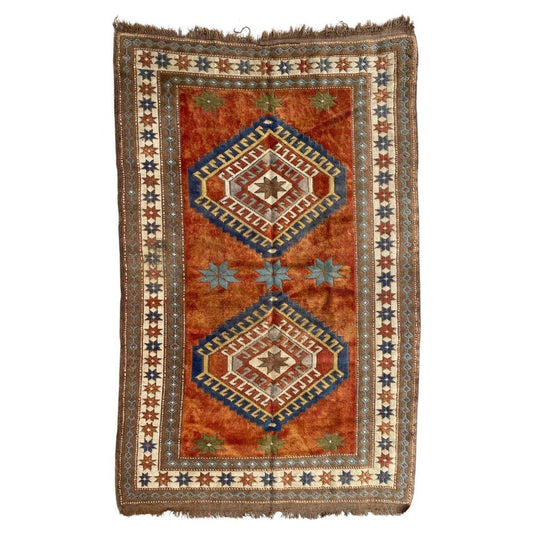 Vintage Turkish Kars Rug, 1970s