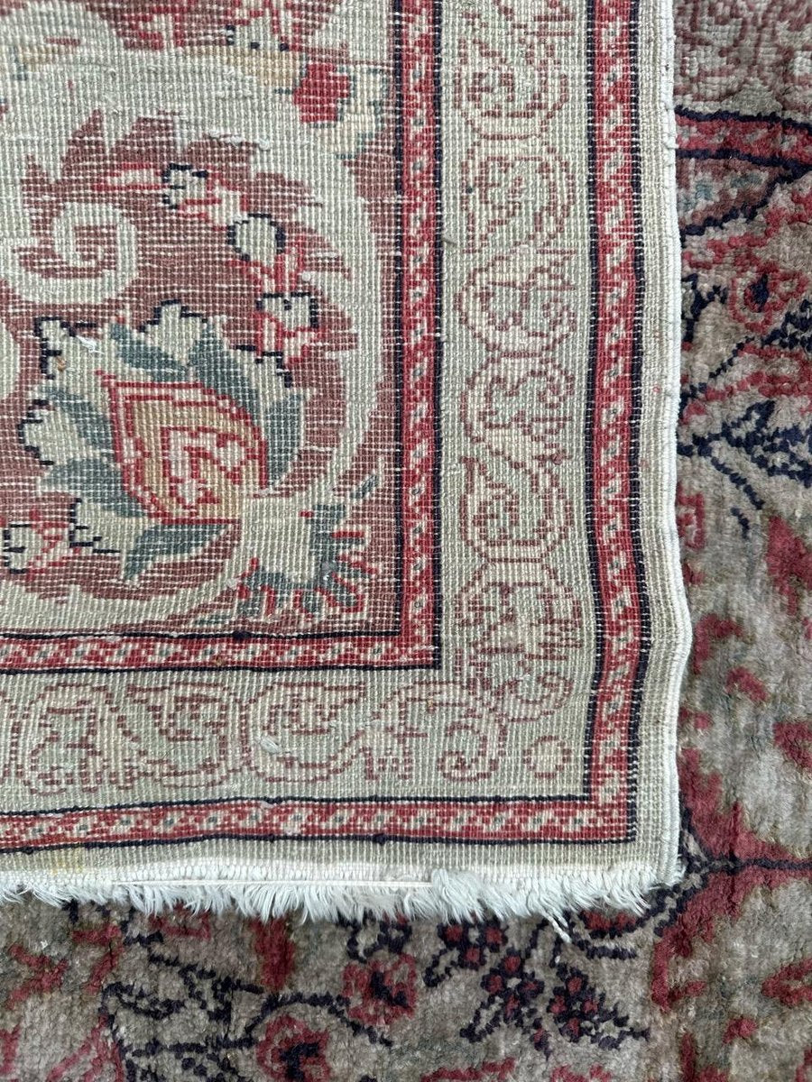 Vintage Turkish Kayseri Rug in Silk, 1960s