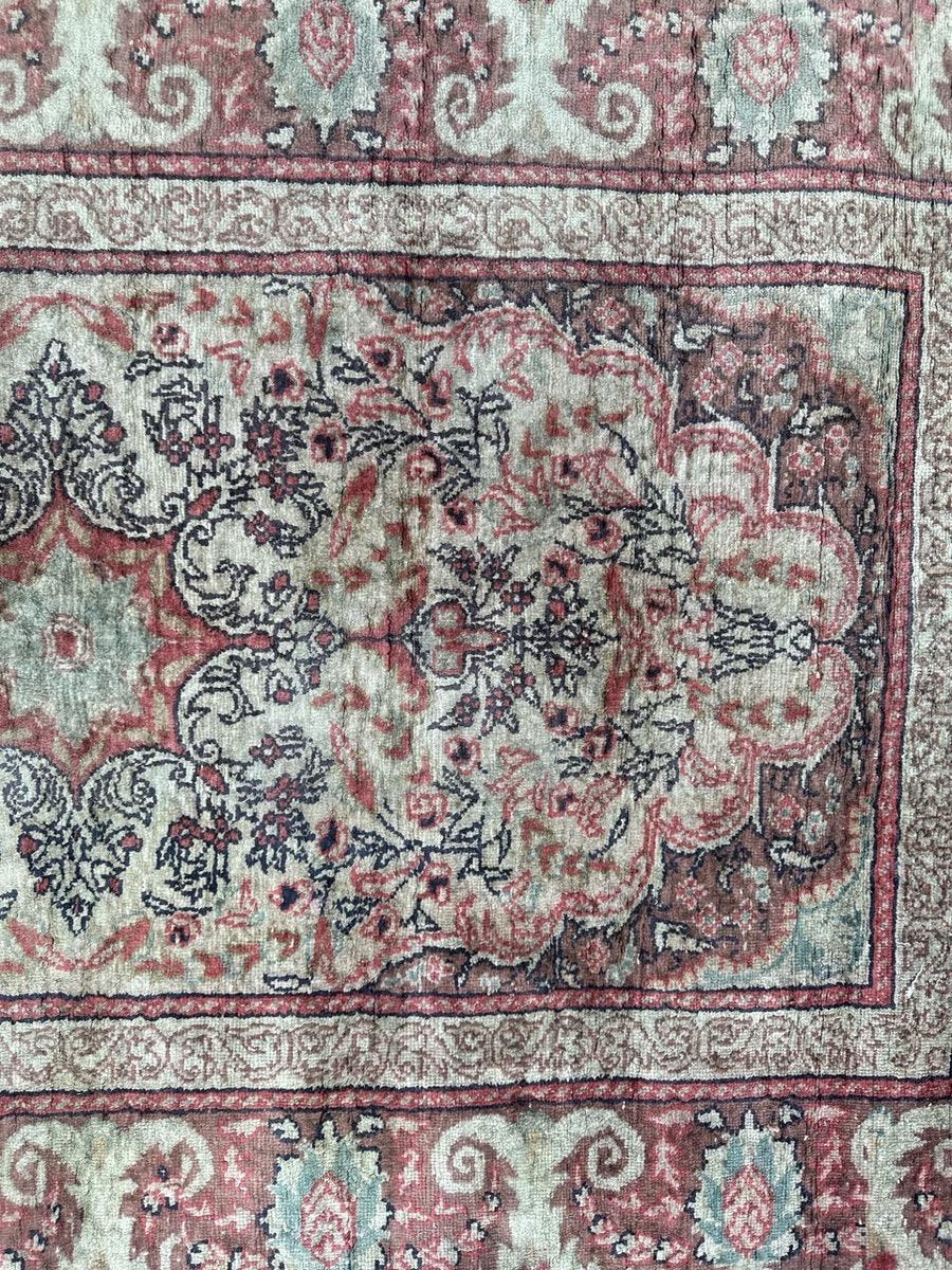 Vintage Turkish Kayseri Rug in Silk, 1960s