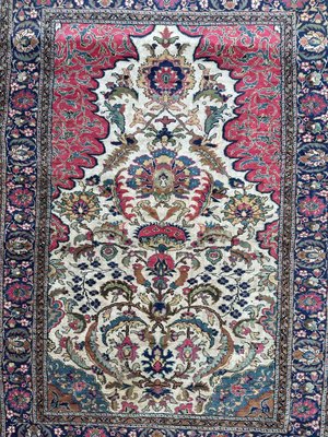 Vintage Turkish Kayseri Silk Rug, 1960s-YMM-1732604