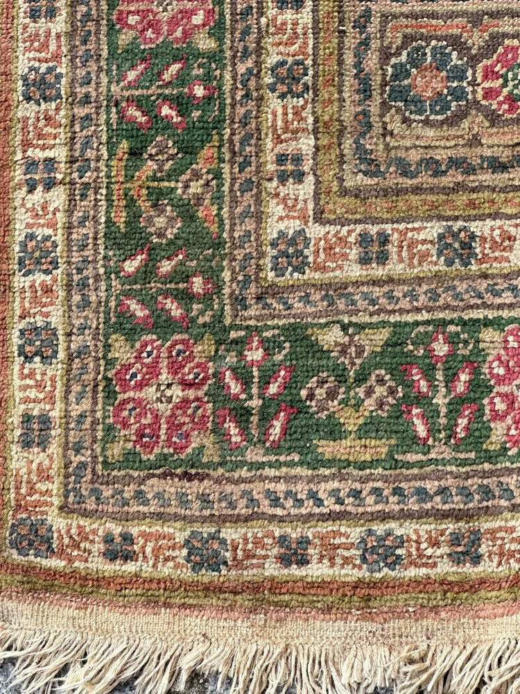 Vintage Turkish Kayseri Silk Rug, 1970s