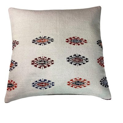 Vintage Turkish Kilim Bench Cushion Cover-AIV-1108247