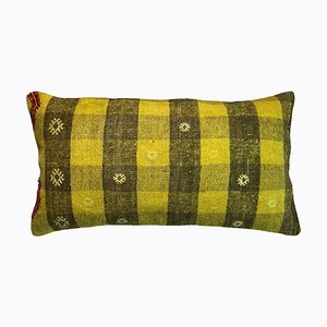 Vintage Turkish Kilim Bench Pillow Cover-AIV-1341068