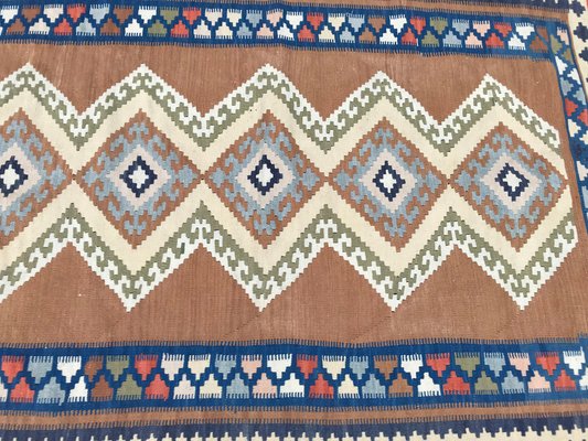 Vintage Turkish Kilim Flat Rug-YMM-1061553