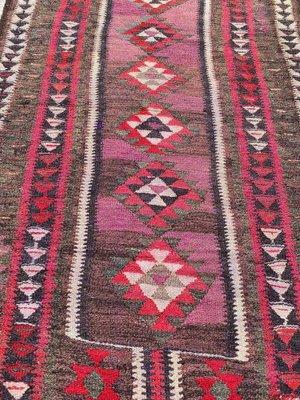 Vintage Turkish Kilim Flat Runner-YMM-1062181