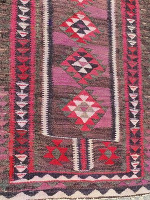 Vintage Turkish Kilim Flat Runner-YMM-1062181