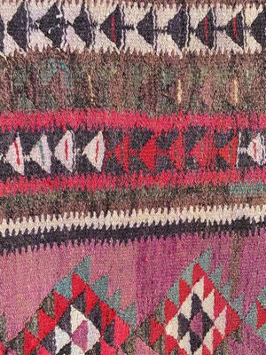 Vintage Turkish Kilim Flat Runner-YMM-1062181