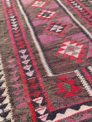 Vintage Turkish Kilim Flat Runner-YMM-1062181