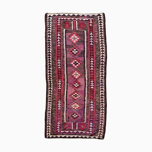 Vintage Turkish Kilim Flat Runner-YMM-1062181