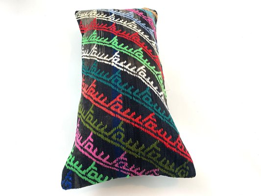 Vintage Turkish Kilim Pillow Cover-AIV-1341088