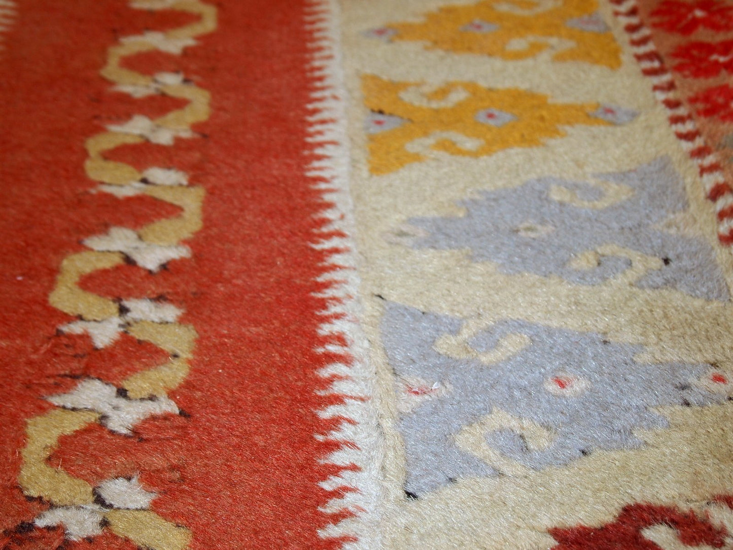 Vintage Turkish Melas Runner, 1950s