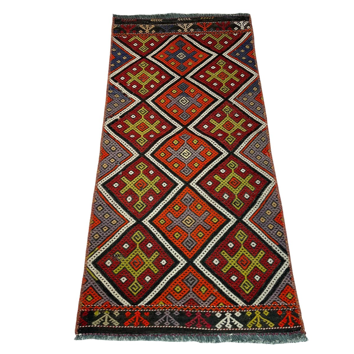 Vintage Turkish Mini Kilim Rug