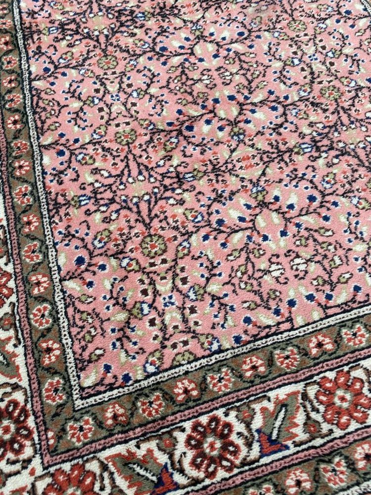 Vintage Turkish Pink Kayseri Rug, 1970s