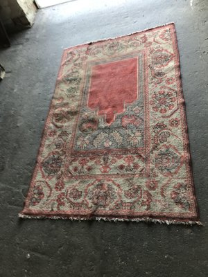 Vintage Turkish Prayer Kilim Rug, 1930s-OXJ-727785