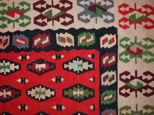 Vintage Turkish Sharkoy Kilim, 1950s-JZV-1148580