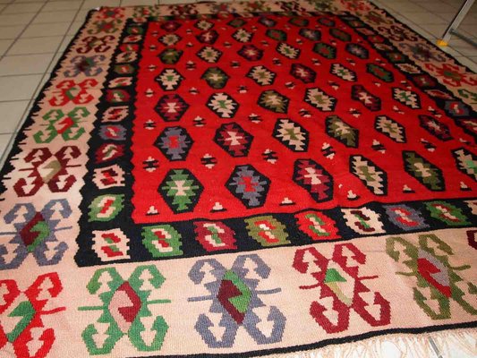 Vintage Turkish Sharkoy Kilim, 1950s-JZV-1148580