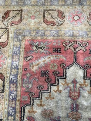 Vintage Turkish Silk & Cotton Kayseri Rug-YMM-1153804