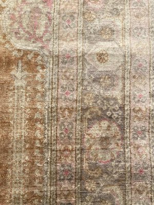 Vintage Turkish Silk Kayseri Rug