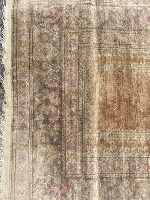 Vintage Turkish Silk Kayseri Rug