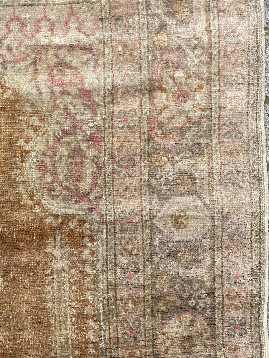 Vintage Turkish Silk Kayseri Rug