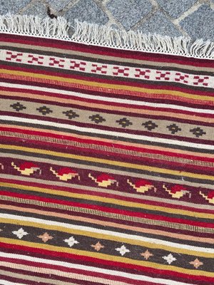 Vintage Turkish Tribal Kilim-YMM-1134719