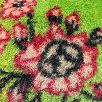 Vintage Turkish Wool Handmade Cushion Cover-AIV-1319103