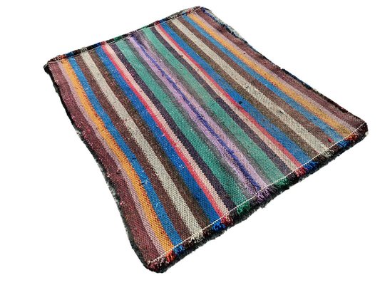 Vintage Turkish Wool Traditional Kilim Rug-AIV-734647