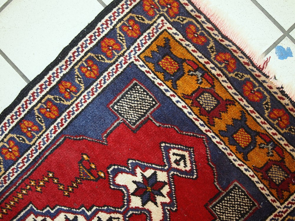 Vintage Turkish Yastik Carpet, 1960s