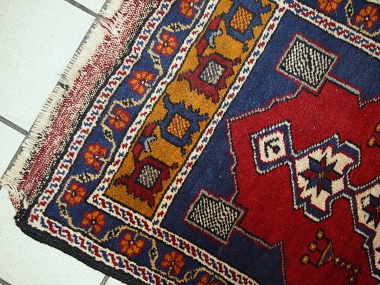 Vintage Turkish Yastik Carpet, 1960s-JZV-952460