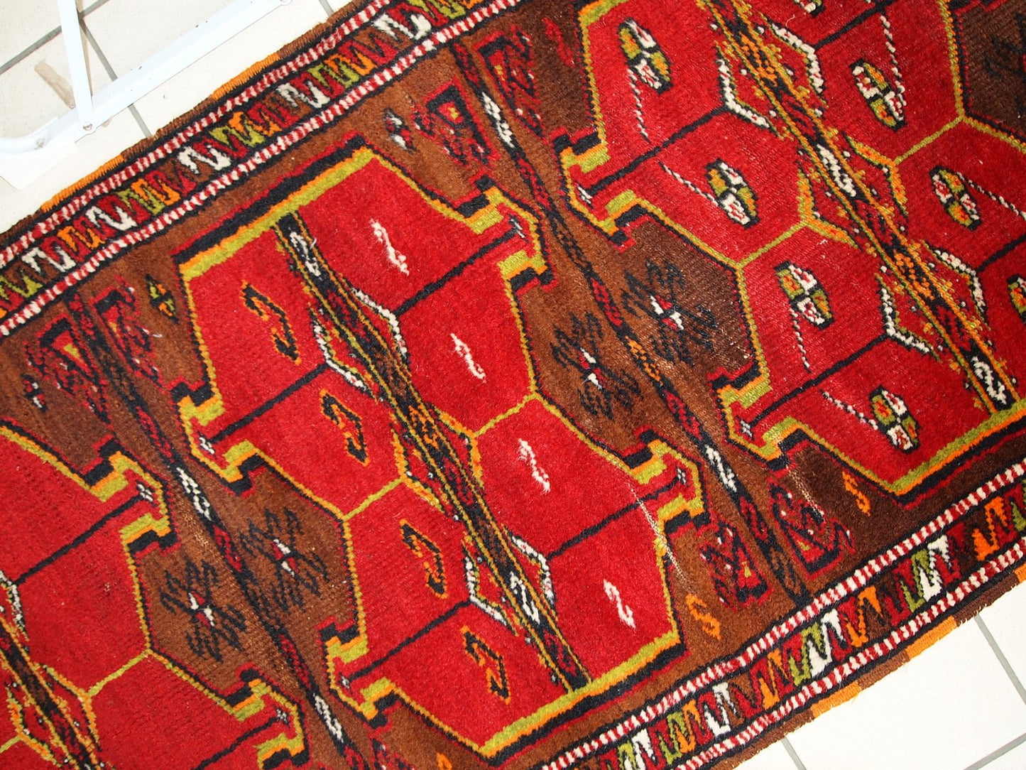 Vintage Turkish Yastik Handmade Rug, 1920s