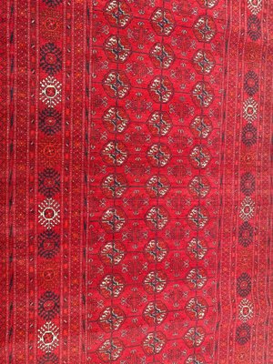 Vintage Turkmen Afghan Bokhara Design Runner-YMM-1062068