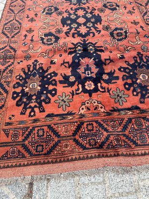 Vintage Turkmen Afghan Rug, 1980s-YMM-1725963