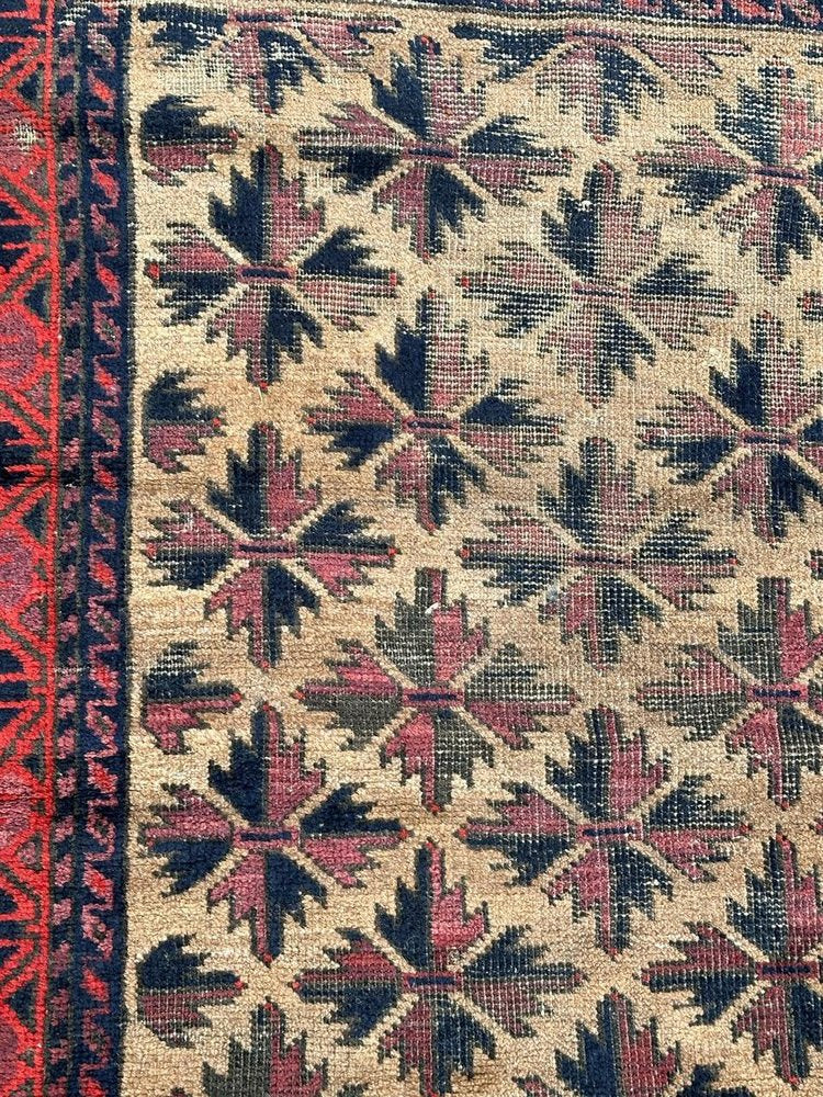 Vintage Turkmen Baluch Rug, 1930s