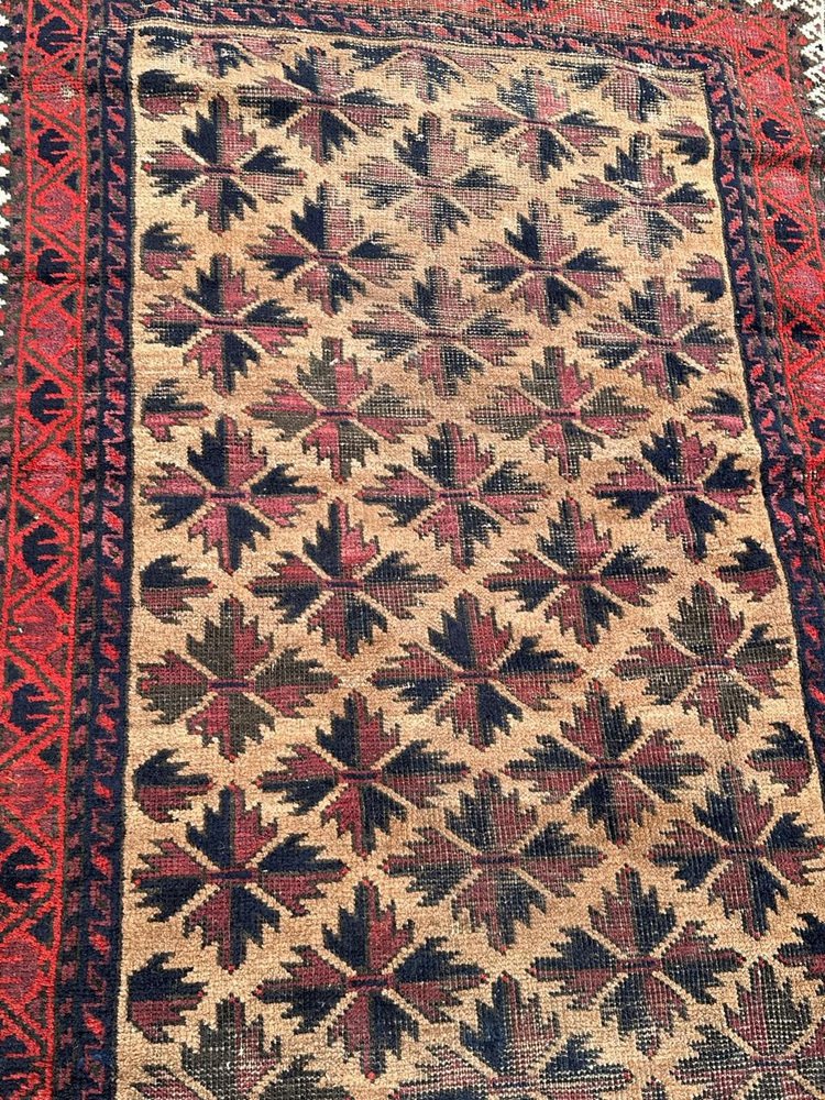 Vintage Turkmen Baluch Rug, 1930s