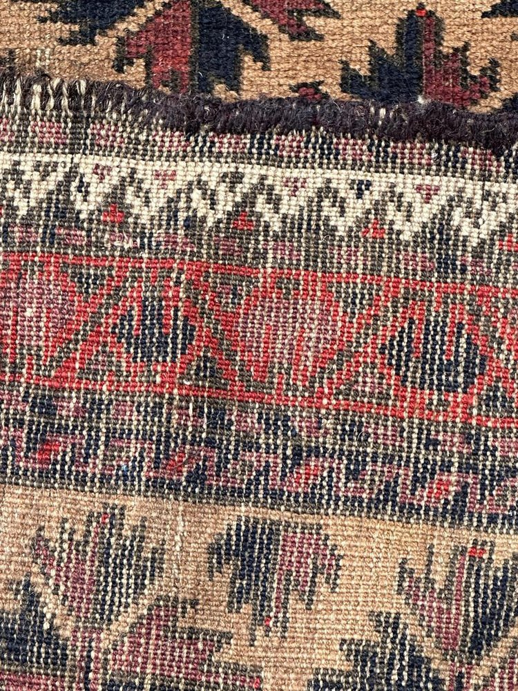 Vintage Turkmen Baluch Rug, 1930s