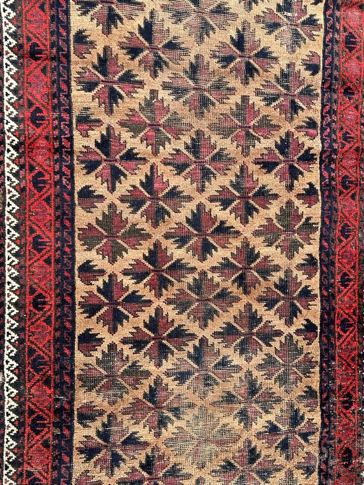 Vintage Turkmen Baluch Rug, 1930s