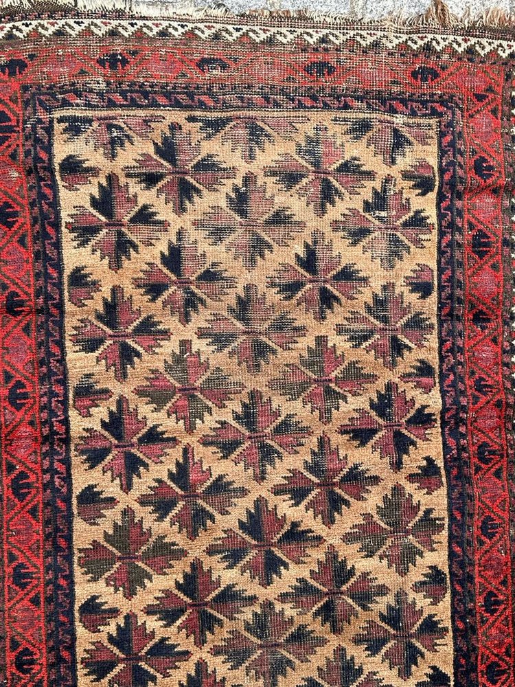 Vintage Turkmen Baluch Rug, 1930s