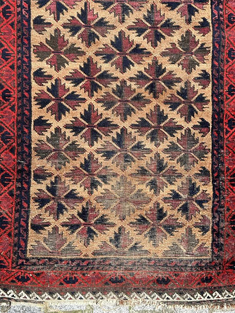 Vintage Turkmen Baluch Rug, 1930s