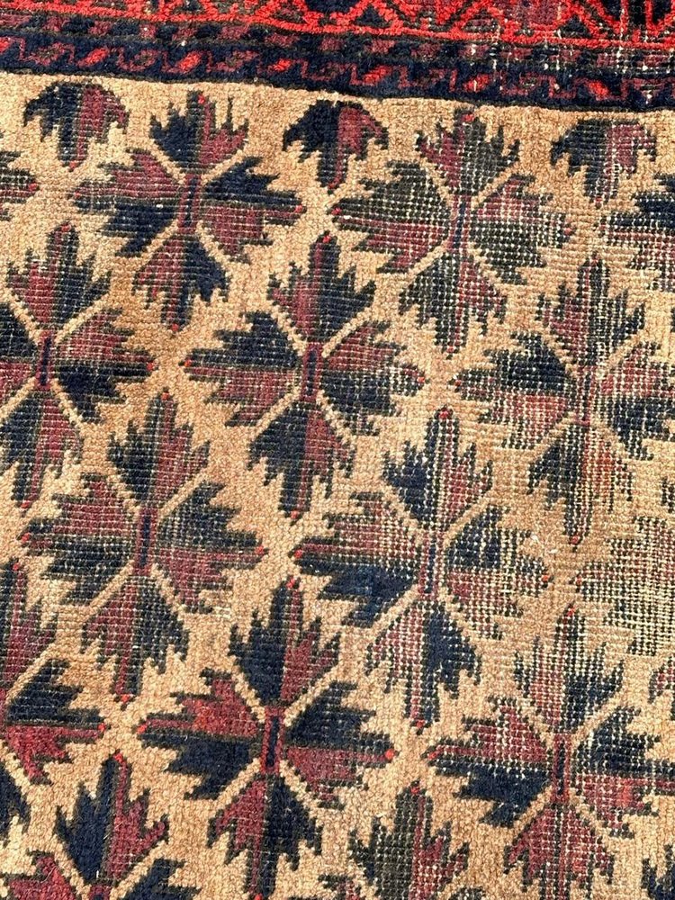 Vintage Turkmen Baluch Rug, 1930s