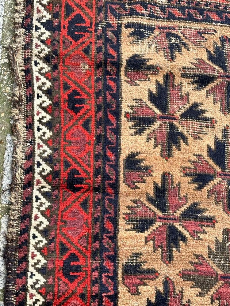 Vintage Turkmen Baluch Rug, 1930s