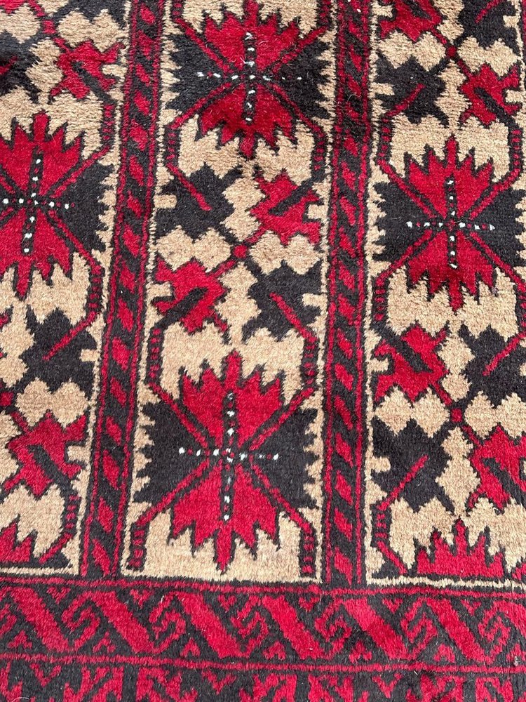 Vintage Turkmen Baluch Rug, 1950s