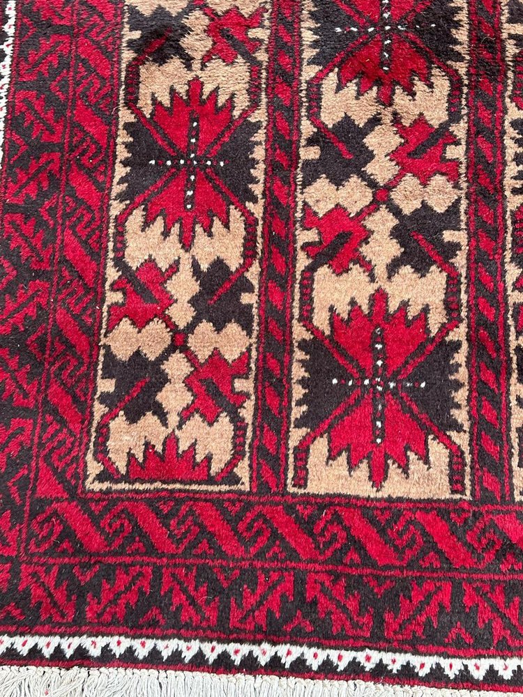 Vintage Turkmen Baluch Rug, 1950s