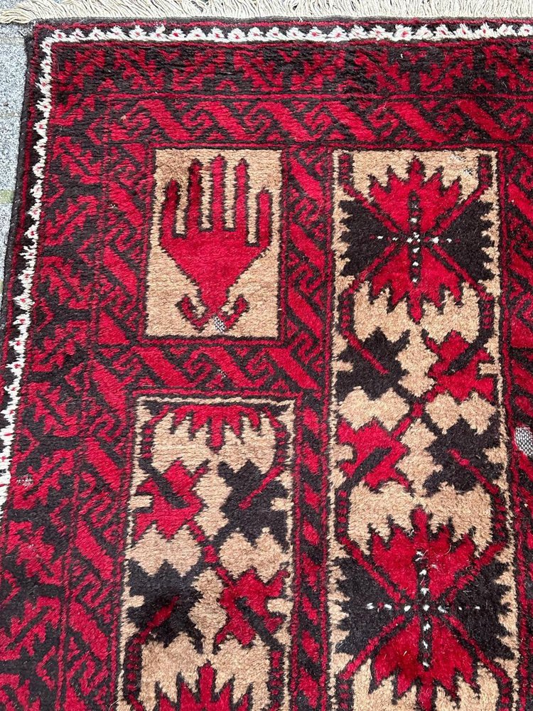 Vintage Turkmen Baluch Rug, 1950s