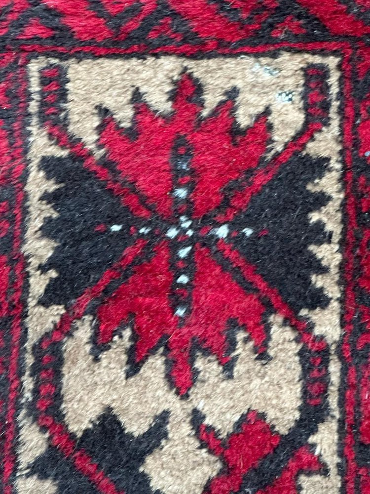 Vintage Turkmen Baluch Rug, 1950s