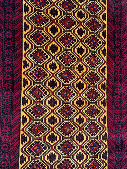 Vintage Turkmen Baluch Rug, 1980s